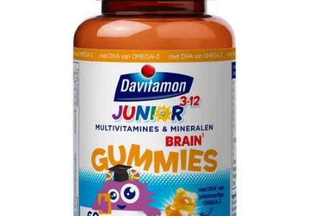 Davitamon Nulti+omega 3 Junior Mulivitamines 60 stuks 