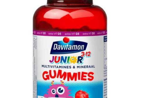 Davitamon Junior 3-12 Gummies Aardbeiensmaak