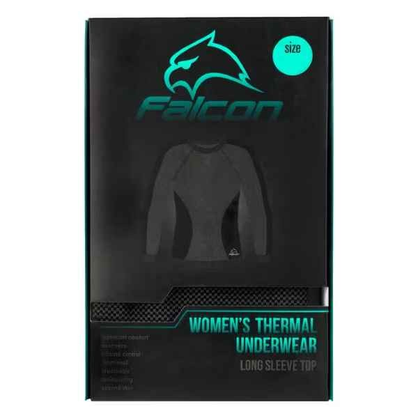 Falcon Thermoshirt Dames Antraciet XL