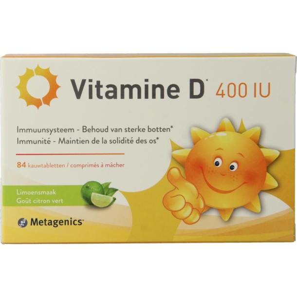 Metagenics Vitamine D 400IU (84 Kauwtabletten)