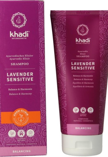 Khadi Shampoo elixer lavender sensitive (200 Milliliter)
