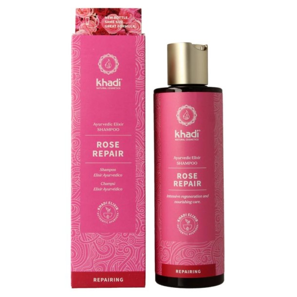Khadi Ayurvedisch elixer shampoo rose repair (200 Milliliter)