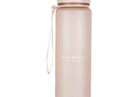 Cabau Bloom Waterfles Drinkfles beige - 1 Liter