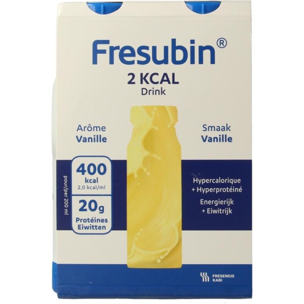 Fresubin 2Kcal drink vanille 200ml (4 Stuks)