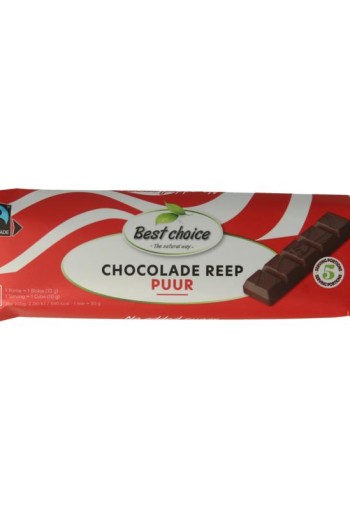 Bountiful Chocolade reep puur zonder toegevoegde suiker (50 Gram)