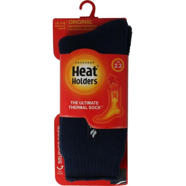 Heat Holders Ladies original socks 37-42 navy blue (1 Paar)