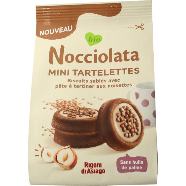 Nocciolata Nocciolata bianca tartlets bio (250 Gram)