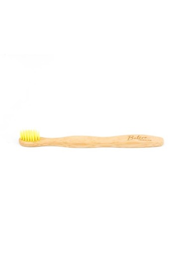 Betereproducten Bamboe tandenborstel voor kinderen geel (1 Stuks)
