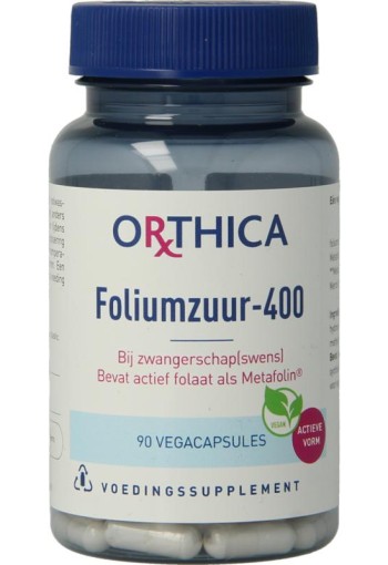 Orthica Foliumzuur 400 (90 Vegetarische capsules)