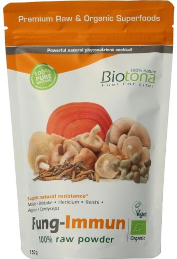 Biotona Fung immuun raw powder (150 Gram)