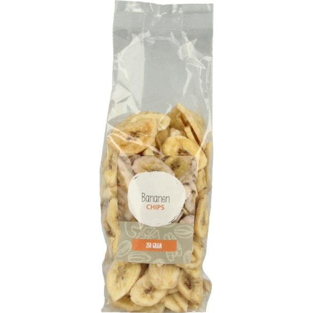Mijnnatuurwinkel Bananen chips (250 Gram)