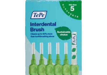 TePe Interdentale Ragers Original Groen ISO maat 5 – 0,8 mm (6 stuks)