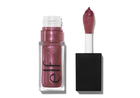 e.l.f. Glow Reviver Lip Oil Glimmer Divine Wine Berry Pink Pearl