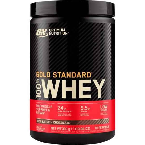 Optimim Nutrition Gold Standard Whey Protein Poeder Double Rich Chocolate 300 GR