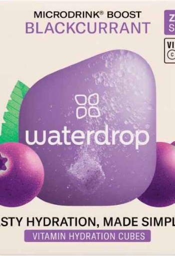 Waterdrop Microdrink Boost Black Currant 12 stuks