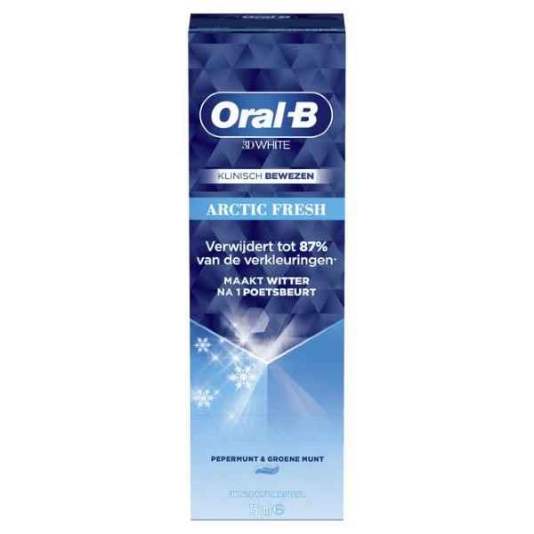 Oral-B 3D White Artic Fresh Tandpasta 75 ML