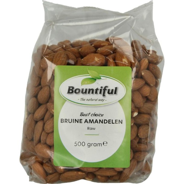 Bountiful Amandelen bruin (500 Gram)