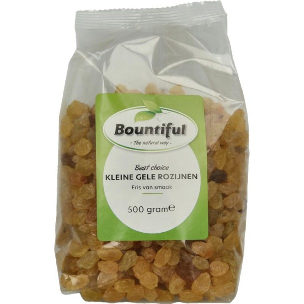 Bountiful Rozijnen geel klein (500 Gram)