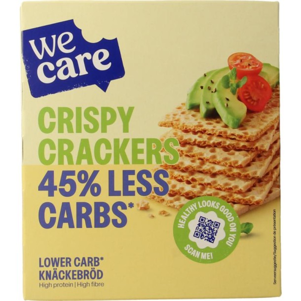 Wecare Lower kcal/carb crispy crackers (100 Gram)