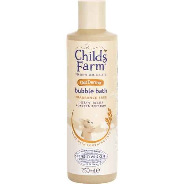 Childs Farm OatDerma Bubble Bath Fragrance Free 250ml