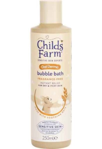 Childs Farm OatDerma Bubble Bath Fragrance Free 250ml