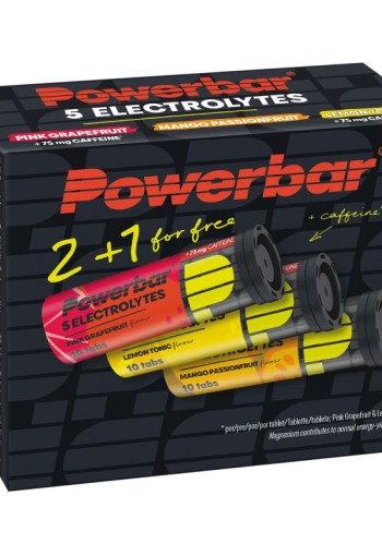 Powerbar Electrolyte tabs 2+1 promopack (1 Stuks)