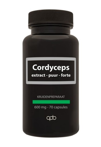 Apb Holland Cordyceps extract puur forte 600mg (70 Capsules)