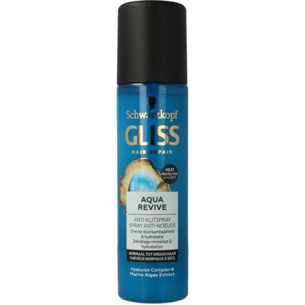 Gliss Kur Anti klit spray aqua revive 200 Milliliter