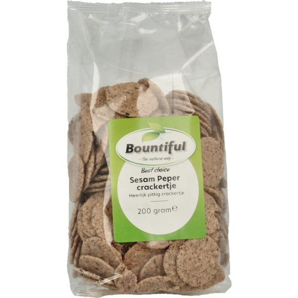 Bountiful Sesame pepper cracker (200 Gram)
