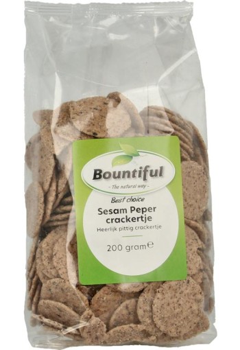 Bountiful Sesame pepper cracker (200 Gram)