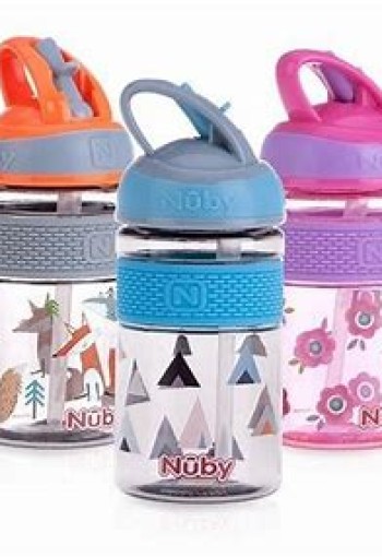 Nuby 2N1 Beker Met Harde Tuit Uit Tritan 360 ML Vanaf 3 Jaar