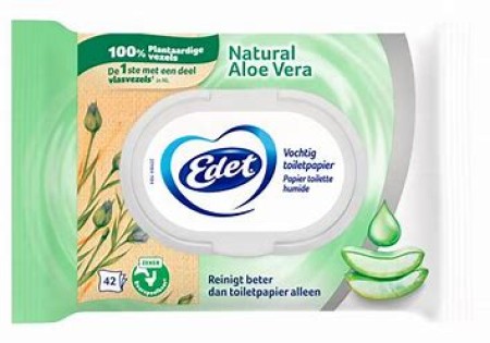 Edet Aloe Vera Vochtig Toiletpapier