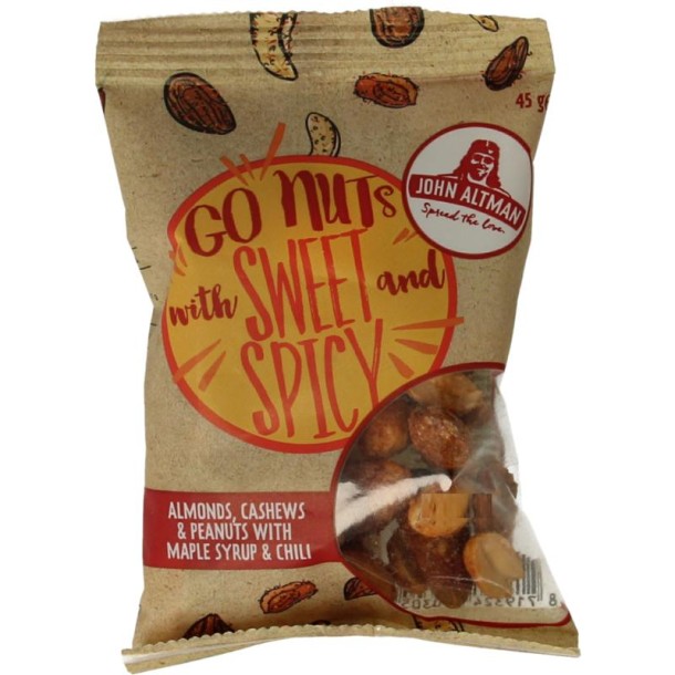 John Altman Mixed nuts maple & chilli (45 Gram)