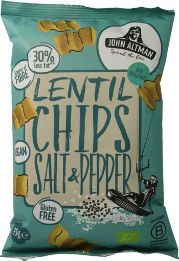 John Altman Linzen chips salt & pepper bio (75 Gram)
