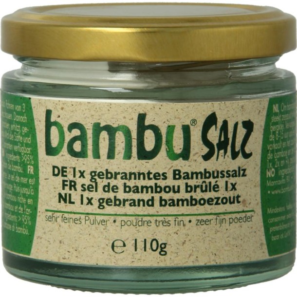 Bambu Salz Bamboezout zeer fijn 1x gebrand (110 Gram)