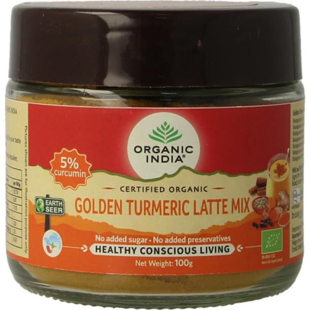 Organic India Golden turmeric latte mix (100 Gram)