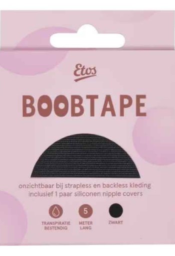 Etos Boobtape Zwart 