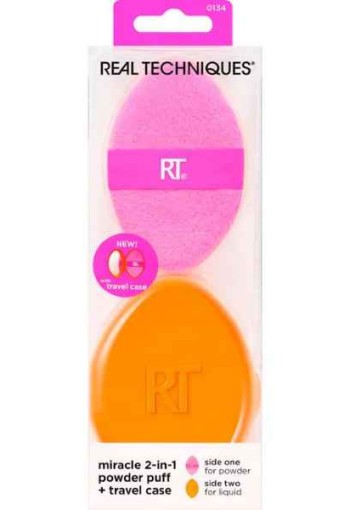 Real Techniques Miracle 2-In-1 Poeder Puff + Case