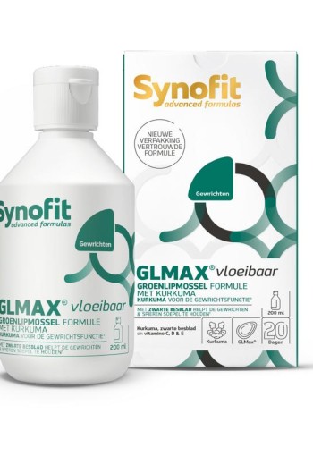 Synofit GLMax groenlipmossel vloeibaar (200 Milliliter)