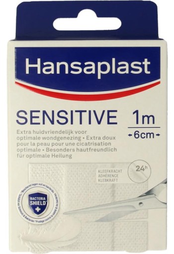 Hansaplast Sensitive 1m x 6cm (1 Stuks)