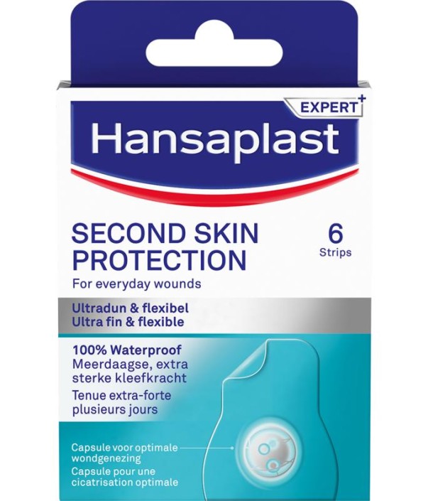 Hansaplast Second skin protection regular pleisters (6 Stuks)