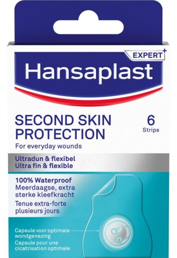 Hansaplast Second skin protection regular pleisters (6 Stuks)