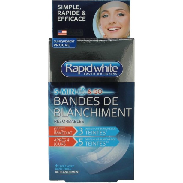 Rapid White Bleaching strips (8 Sachets)