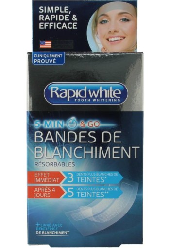 Rapid White Bleaching strips (8 Sachets)