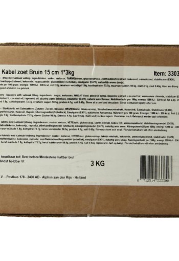 Meenk Kabel zoet (3 Kilogram)