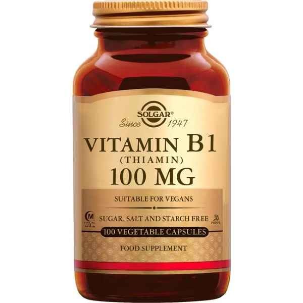 Solgar Vitamin B-1 100 mg 100 capsules