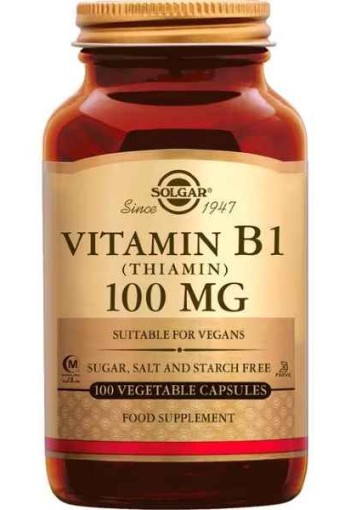 Solgar Vitamin B-1 100 mg 100 capsules