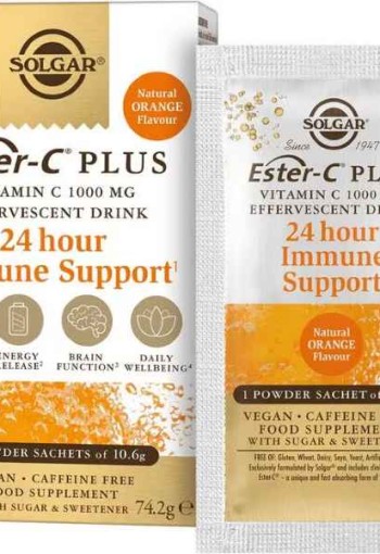 Solgar Ester-C® Plus Effervescent 1000 mg 7 stuks