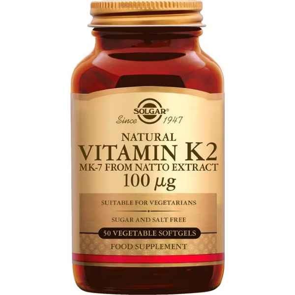 Solgar Vitamin K-2 100 mcg 50 capsules