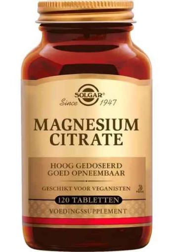 Solgar Magnesium Citrate 120 tabletten